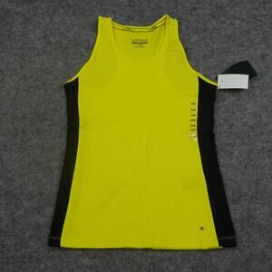 Ralph Lauren Active Tank Top Womens XXS Racer Back Athletic Running Yellow C